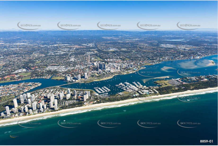 Aerial Photo Main Beach QLD Aerial Photography