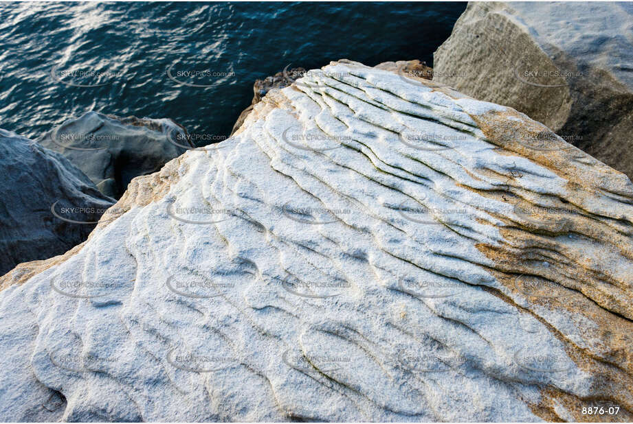 Eroded Rock at Yamba NSW Aerial Photography