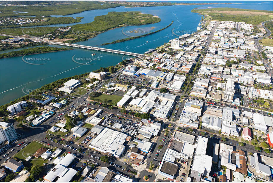 Aerial Photo Mackay CBD QLD Aerial Photography