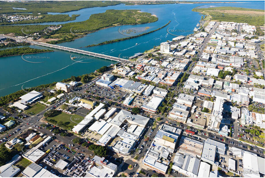 Aerial Photo Mackay CBD QLD Aerial Photography