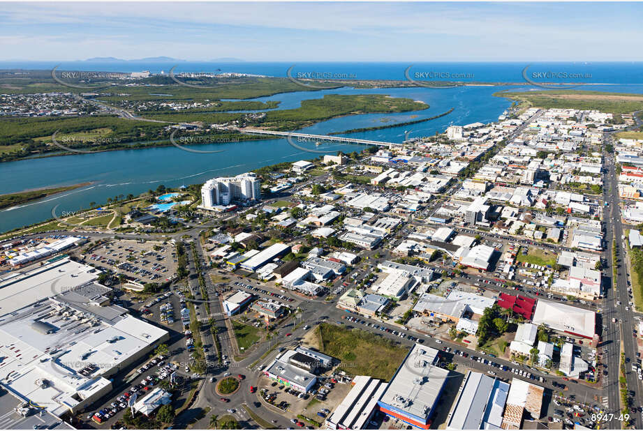 Aerial Photo Mackay CBD QLD Aerial Photography