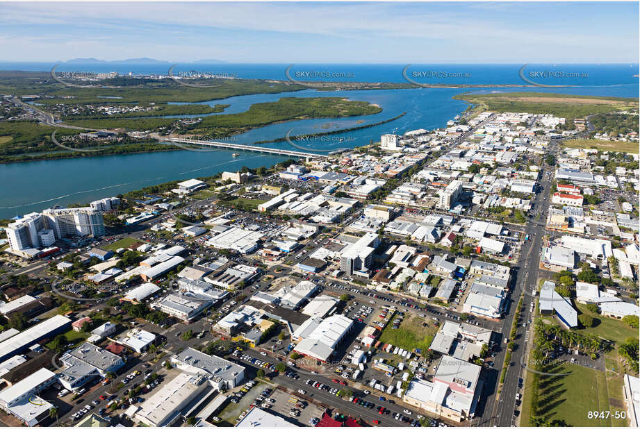 Aerial Photo Mackay CBD QLD Aerial Photography