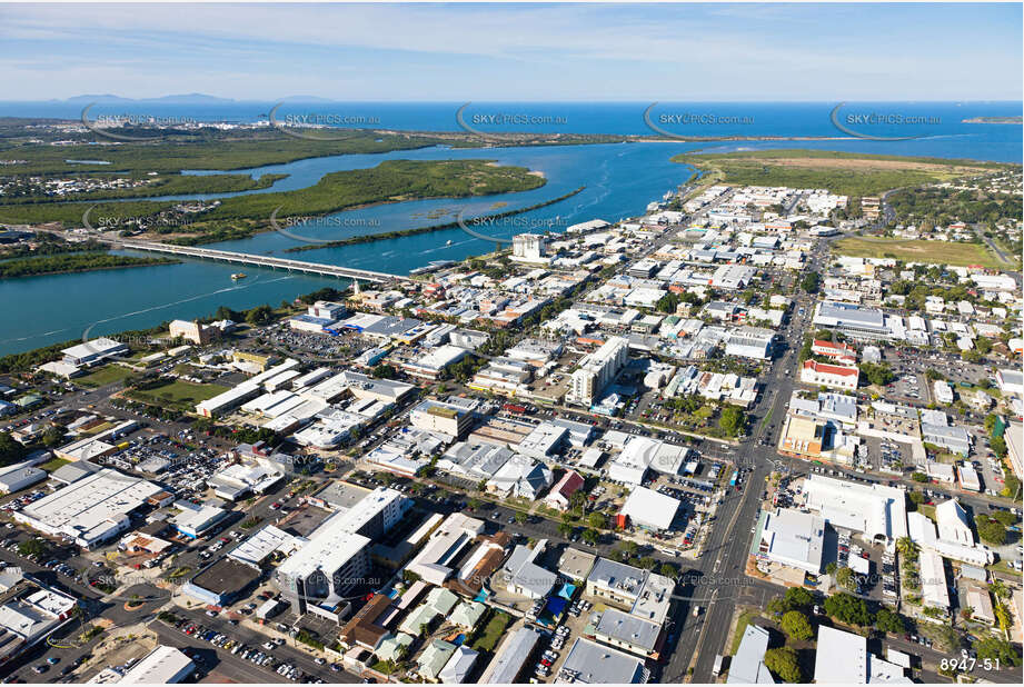 Aerial Photo Mackay CBD QLD Aerial Photography