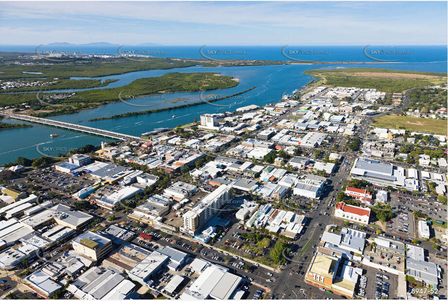 Aerial Photo Mackay CBD QLD Aerial Photography