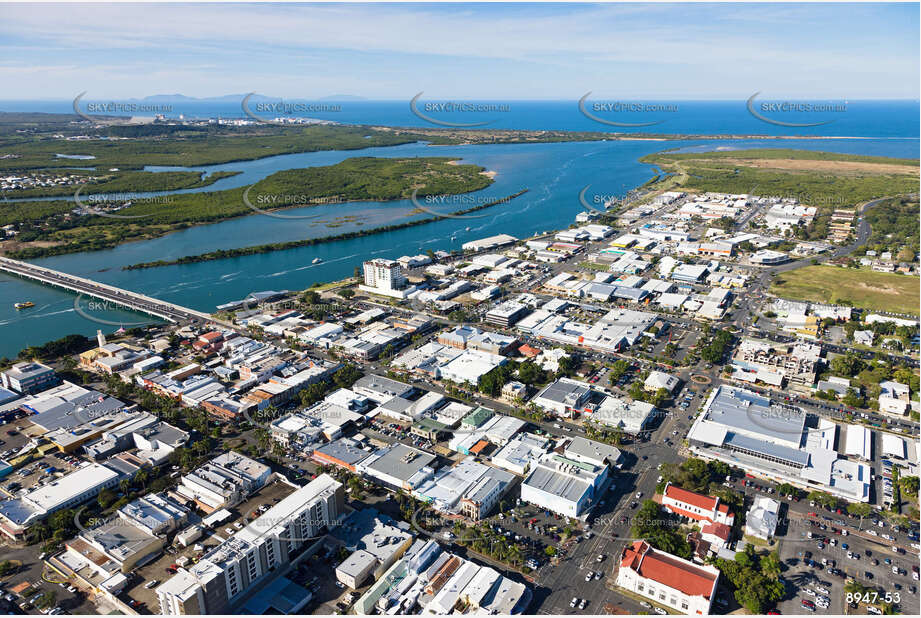 Aerial Photo Mackay CBD QLD Aerial Photography