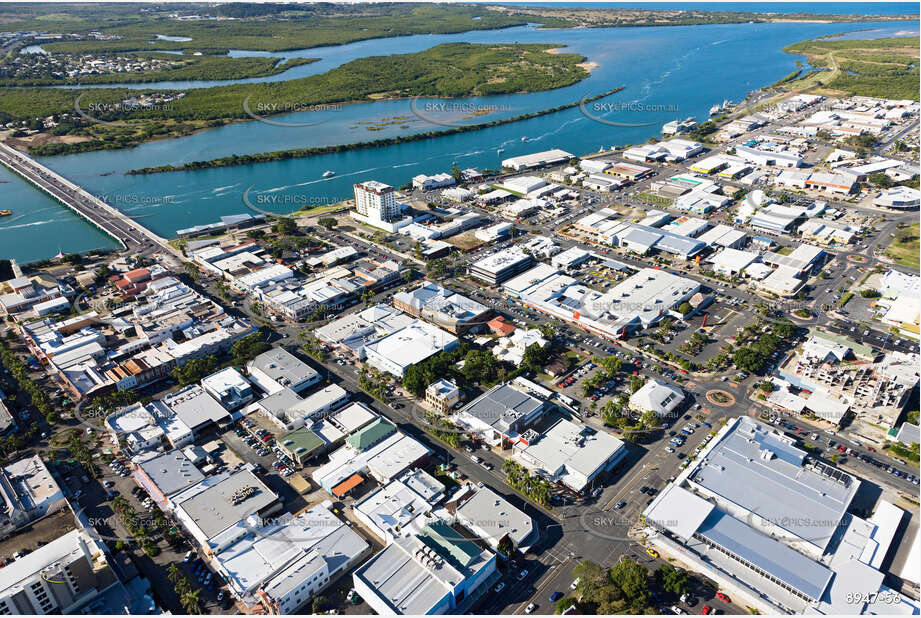 Aerial Photo Mackay CBD QLD Aerial Photography