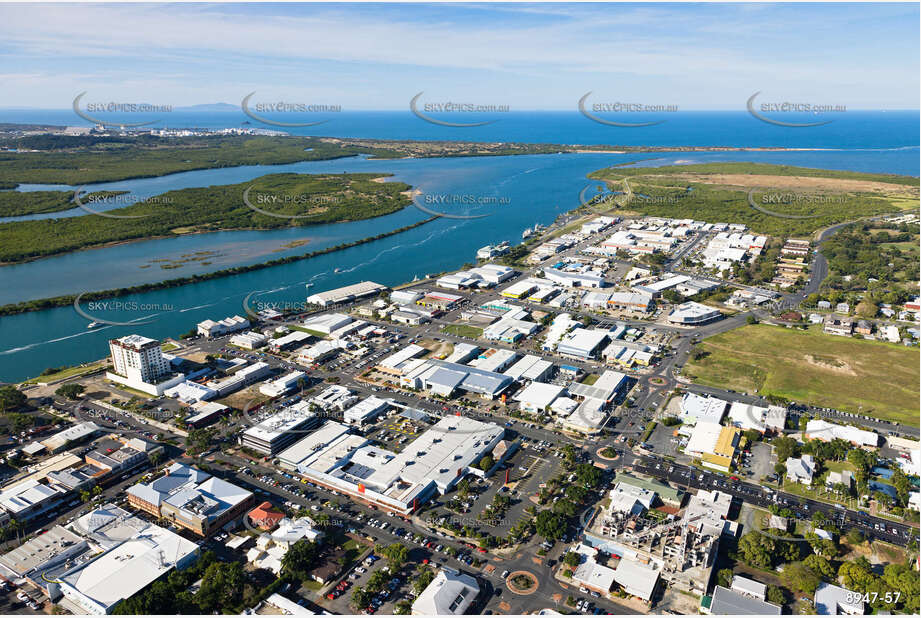 Aerial Photo Mackay CBD QLD Aerial Photography