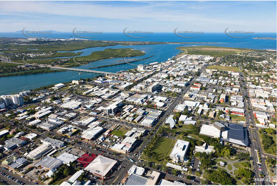 Aerial Photo Mackay CBD QLD Aerial Photography