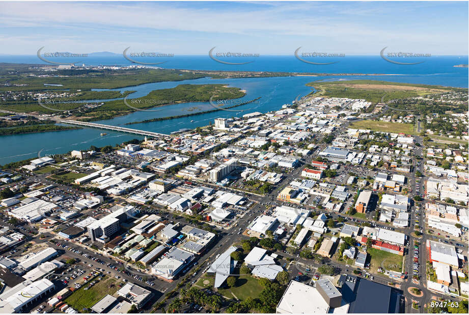 Aerial Photo Mackay CBD QLD Aerial Photography