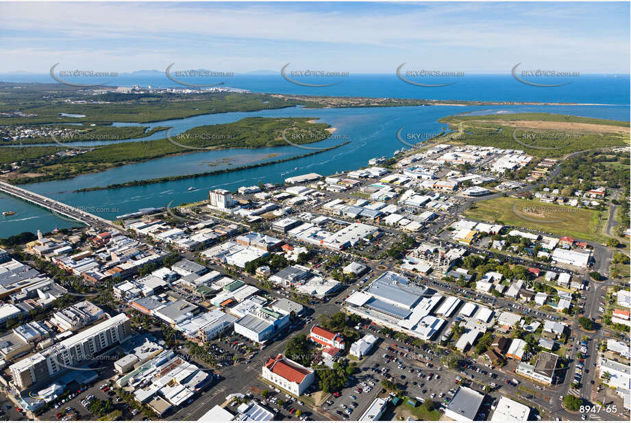 Aerial Photo Mackay CBD QLD Aerial Photography