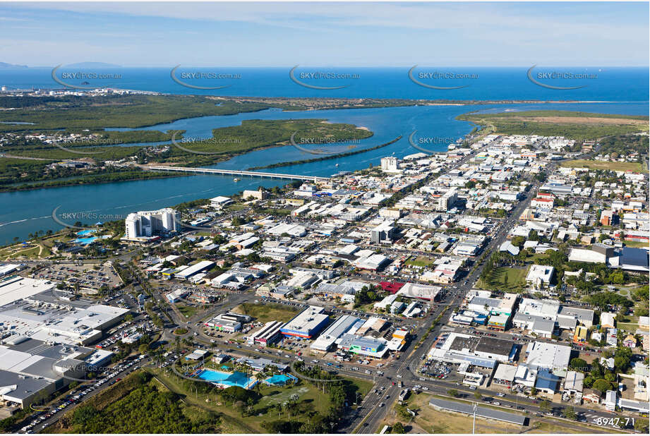 Aerial Photo Mackay CBD QLD Aerial Photography