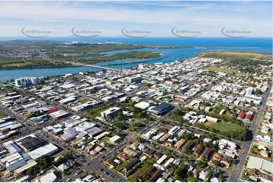 Aerial Photo Mackay CBD QLD Aerial Photography