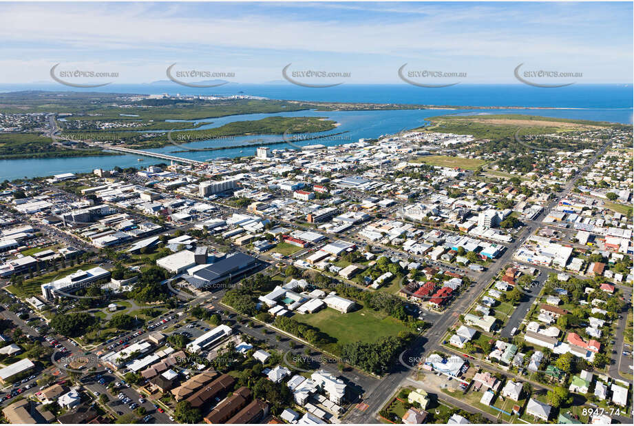 Aerial Photo Mackay CBD QLD Aerial Photography