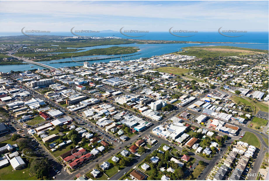 Aerial Photo Mackay CBD QLD Aerial Photography