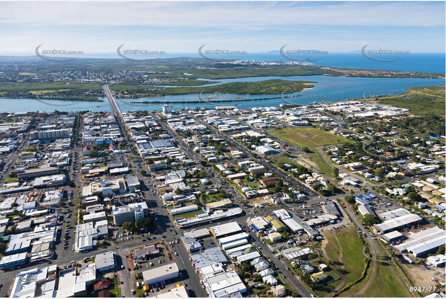 Aerial Photo Mackay CBD QLD Aerial Photography