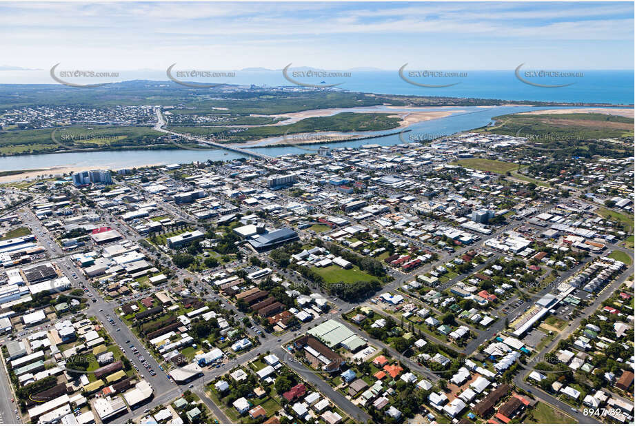 Aerial Photo Mackay CBD QLD Aerial Photography