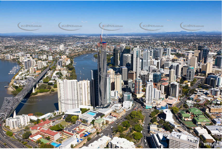 Aerial Photo Brisbane CBD QLD Aerial Photography