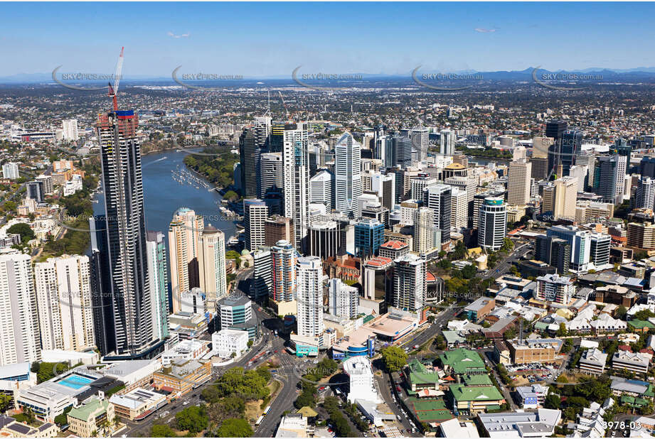 Aerial Photo Brisbane CBD QLD Aerial Photography