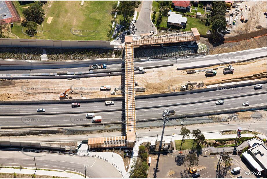 Pedestrian Bridge QLD Aerial Photography