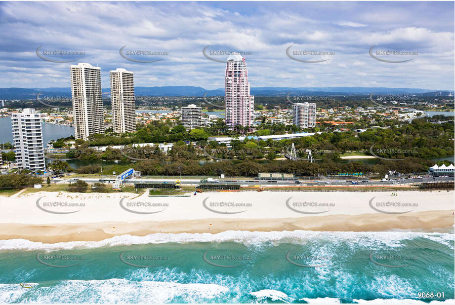 Aerial Photo Main Beach QLD Aerial Photography