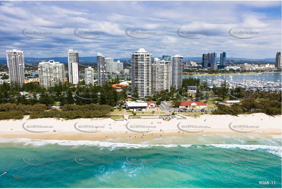 Aerial Photo Main Beach QLD Aerial Photography