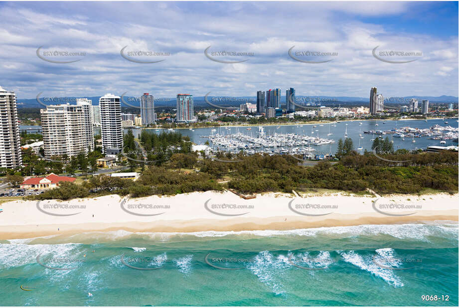 Aerial Photo Main Beach QLD Aerial Photography