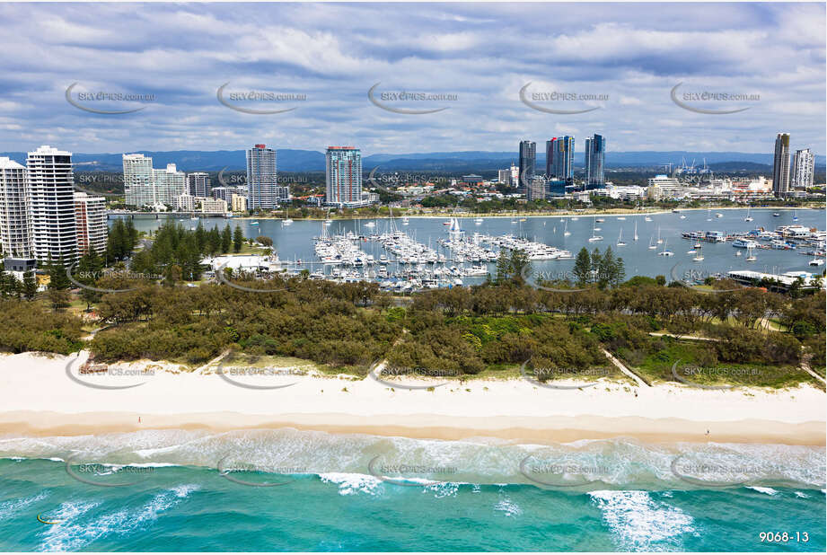 Aerial Photo Main Beach QLD Aerial Photography