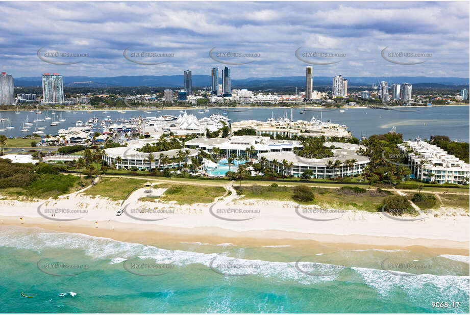 Aerial Photo Main Beach QLD Aerial Photography