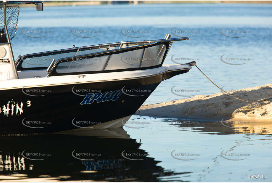 Recreational Fishing Boat QLD Aerial Photography