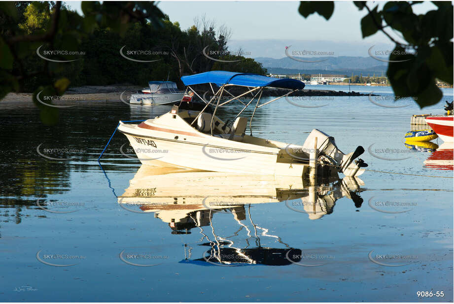 Recreational Fishing Boat QLD Aerial Photography