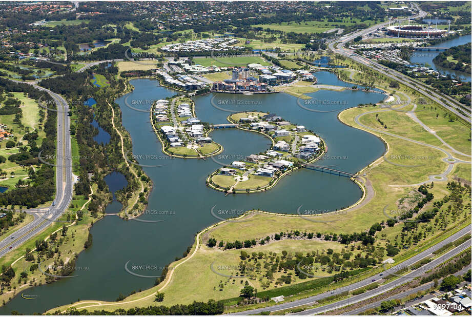 Aerial Photo Carrara QLD Aerial Photography