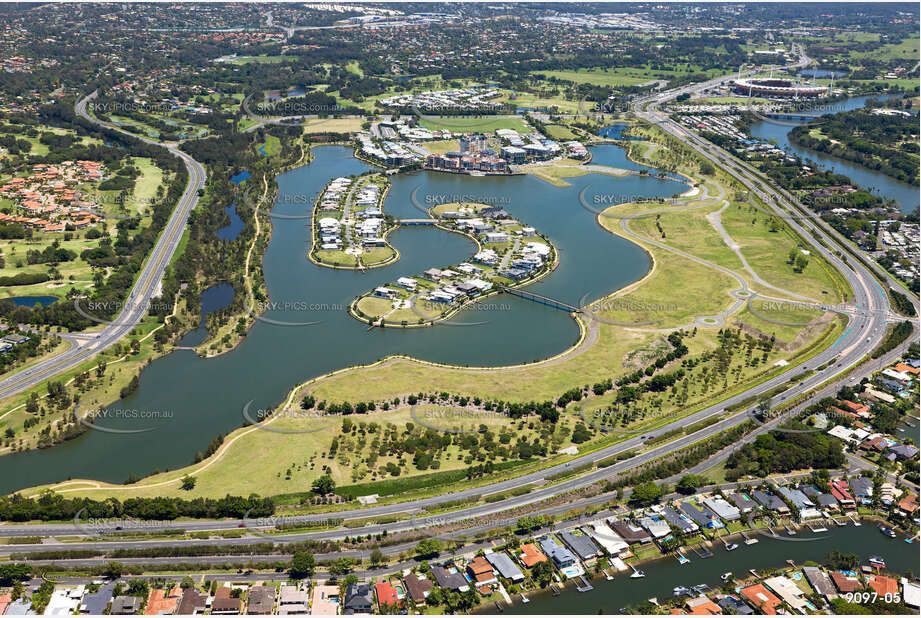 Aerial Photo Carrara QLD Aerial Photography