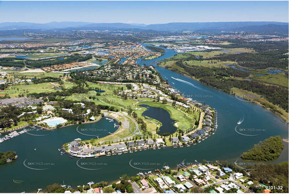 Aerial Photo Sanctuary Cove QLD Aerial Photography