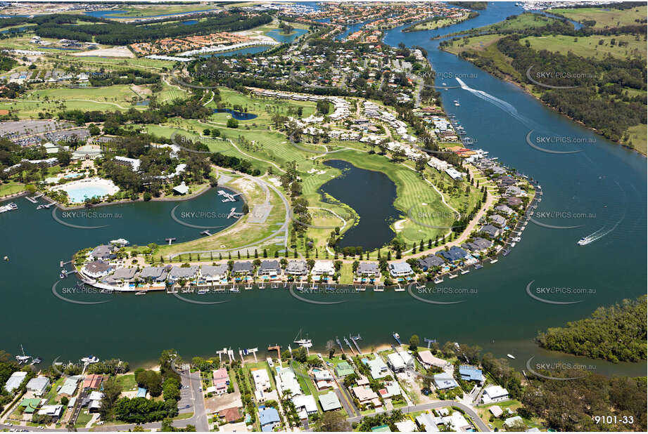 Aerial Photo Sanctuary Cove QLD Aerial Photography