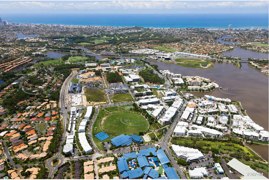 Aerial Photo Varsity Lakes QLD Aerial Photography