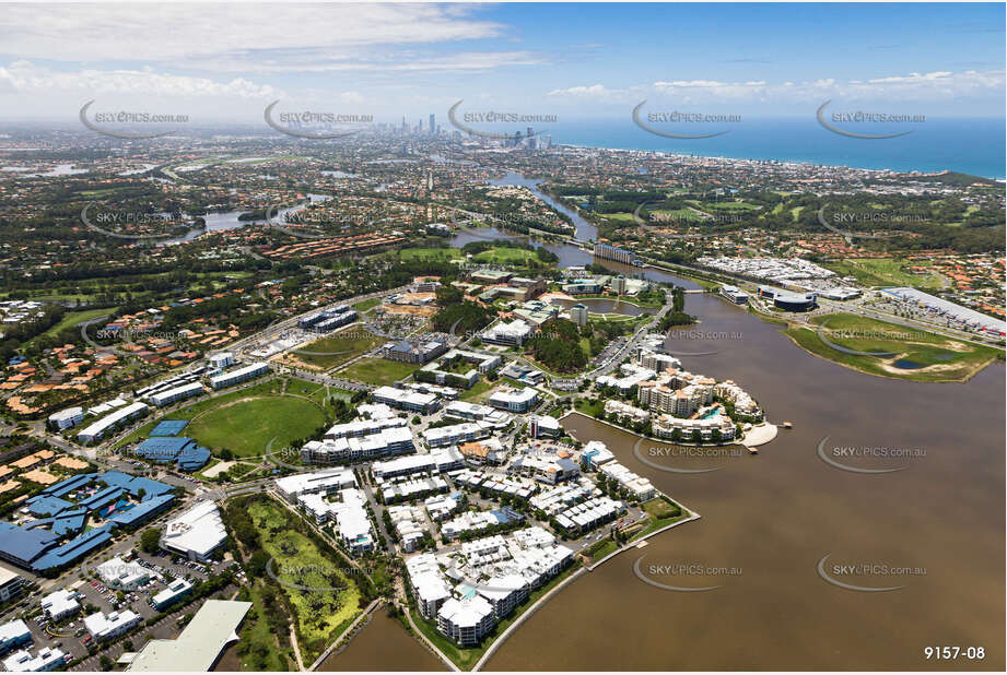 Aerial Photo Varsity Lakes QLD Aerial Photography