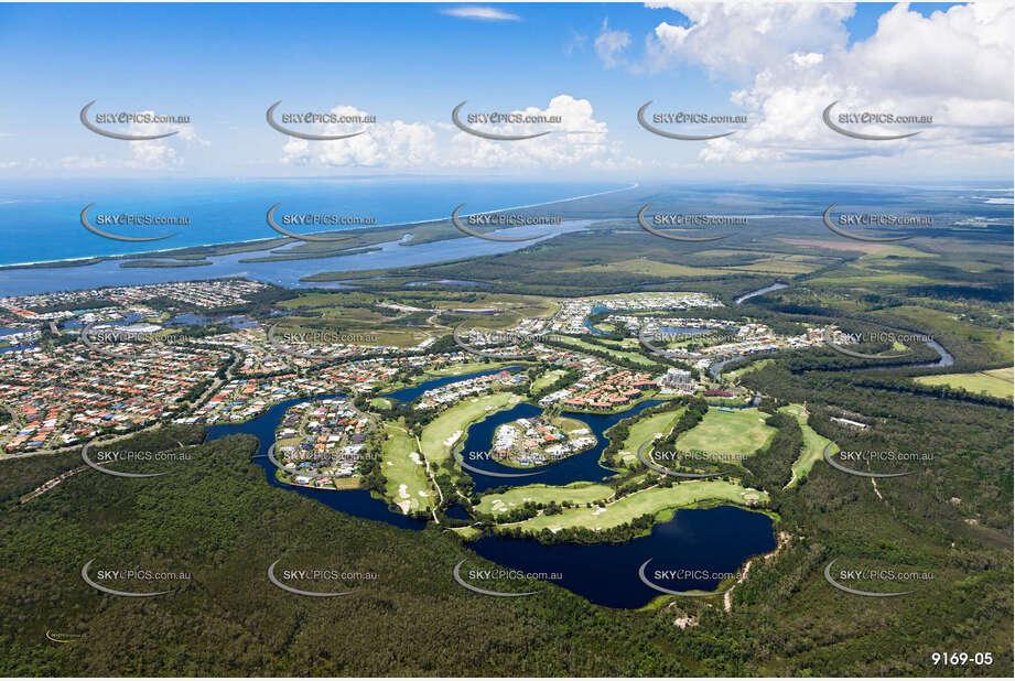 Aerial Photo Pelican Waters QLD Aerial Photography