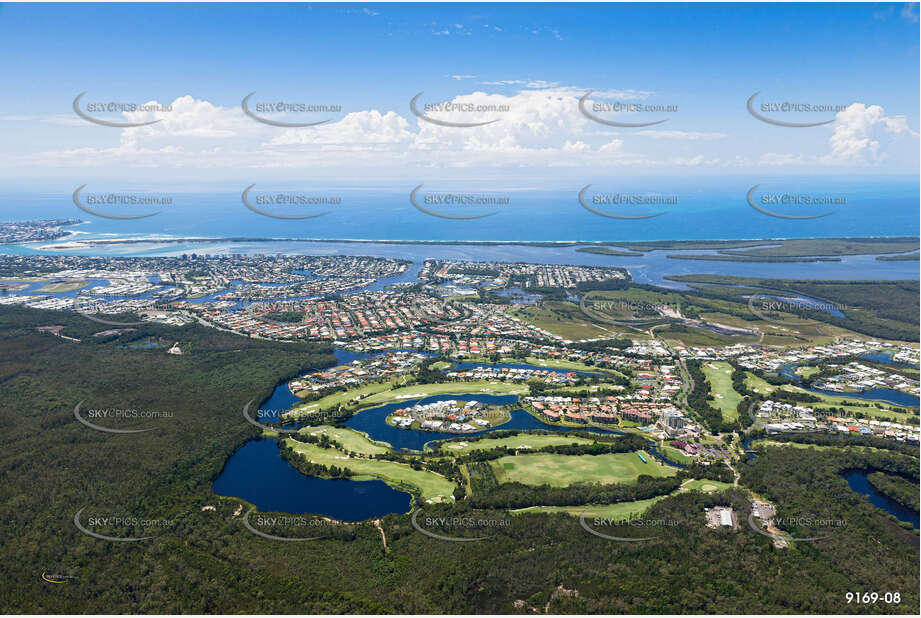 Aerial Photo Pelican Waters QLD Aerial Photography