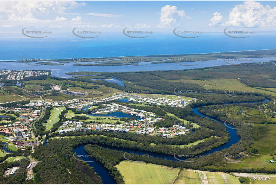 Aerial Photo Pelican Waters QLD Aerial Photography