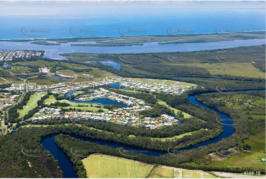 Aerial Photo Pelican Waters QLD Aerial Photography