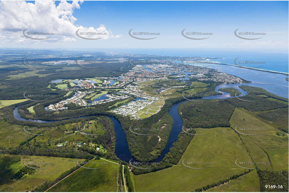 Aerial Photo Pelican Waters QLD Aerial Photography