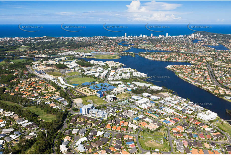 Aerial Photo Varsity Lakes QLD Aerial Photography