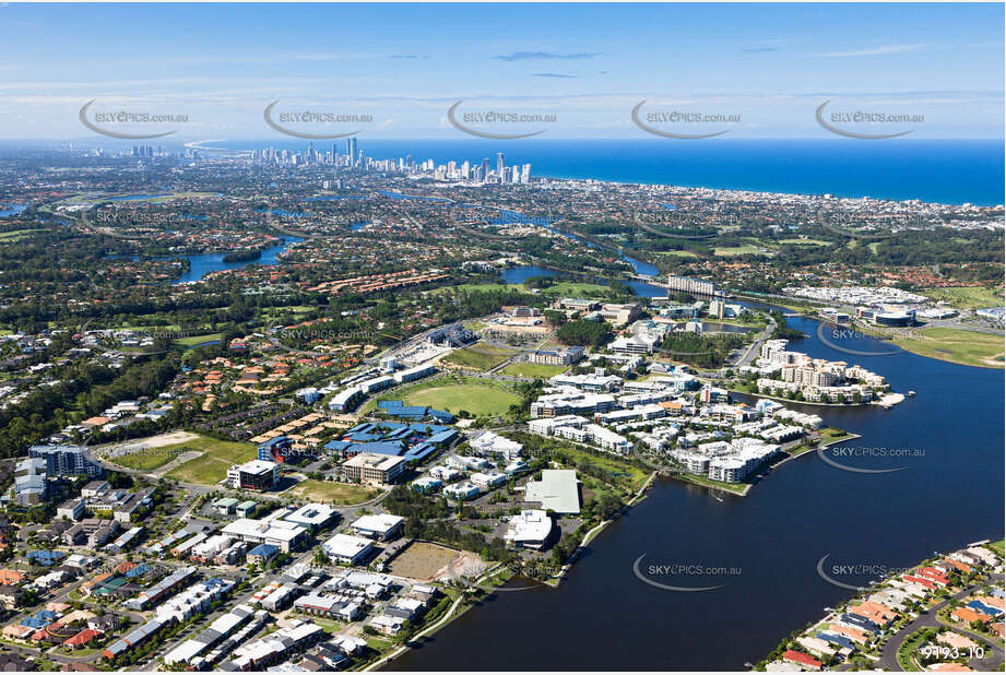 Aerial Photo Varsity Lakes QLD Aerial Photography