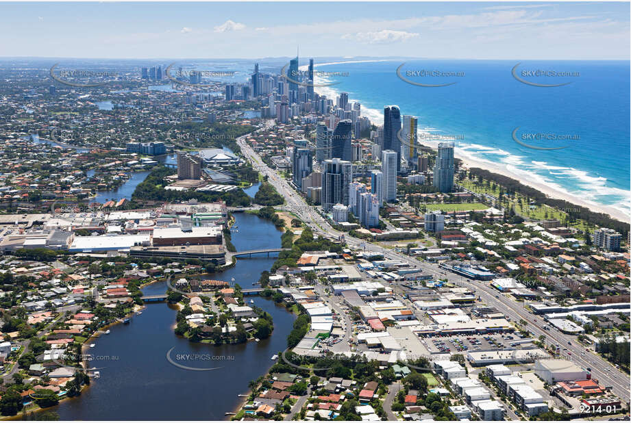 Aerial Photo Mermaid Waters QLD Aerial Photography