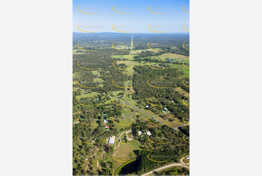 Power Transmission Line - Stockleigh Aerial Photography