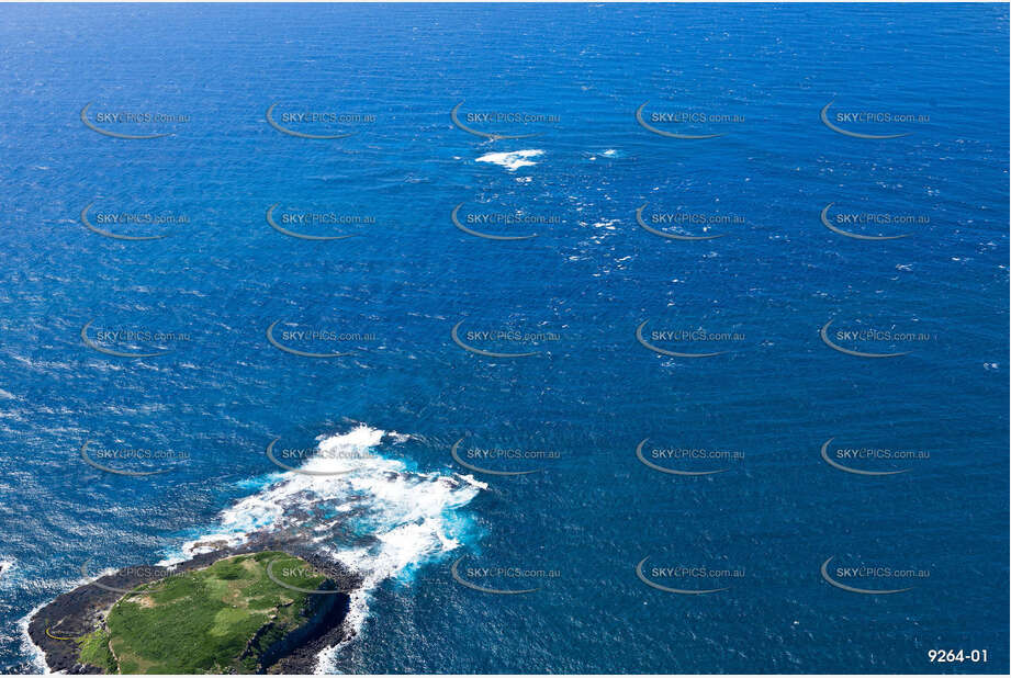 Strong Coastal Currents Cook Island NSW Aerial Photography