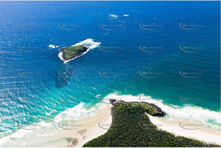 Aerial Photo Fingal Head & Cook Island NSW Aerial Photography