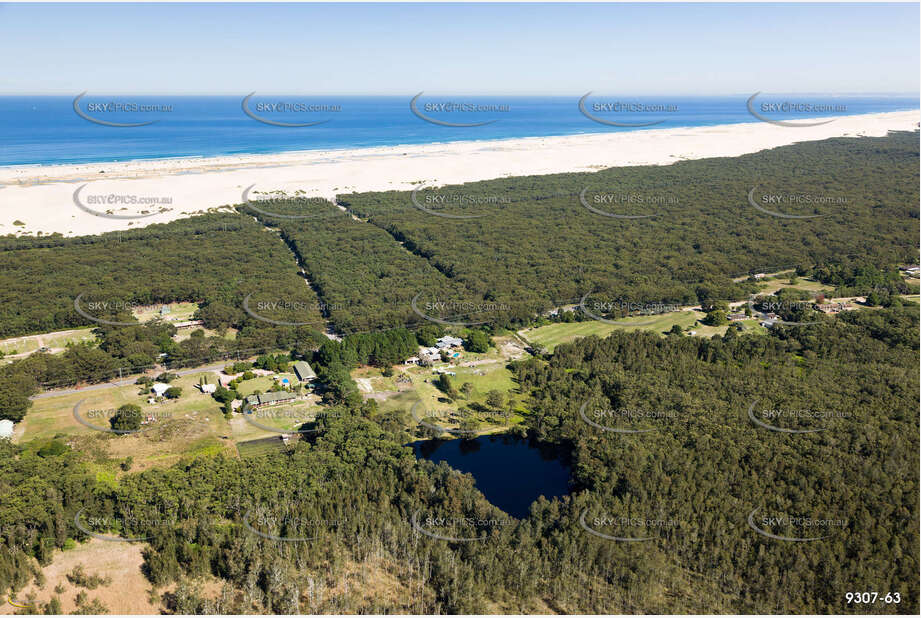 Aerial Photo Anna Bay NSW Aerial Photography