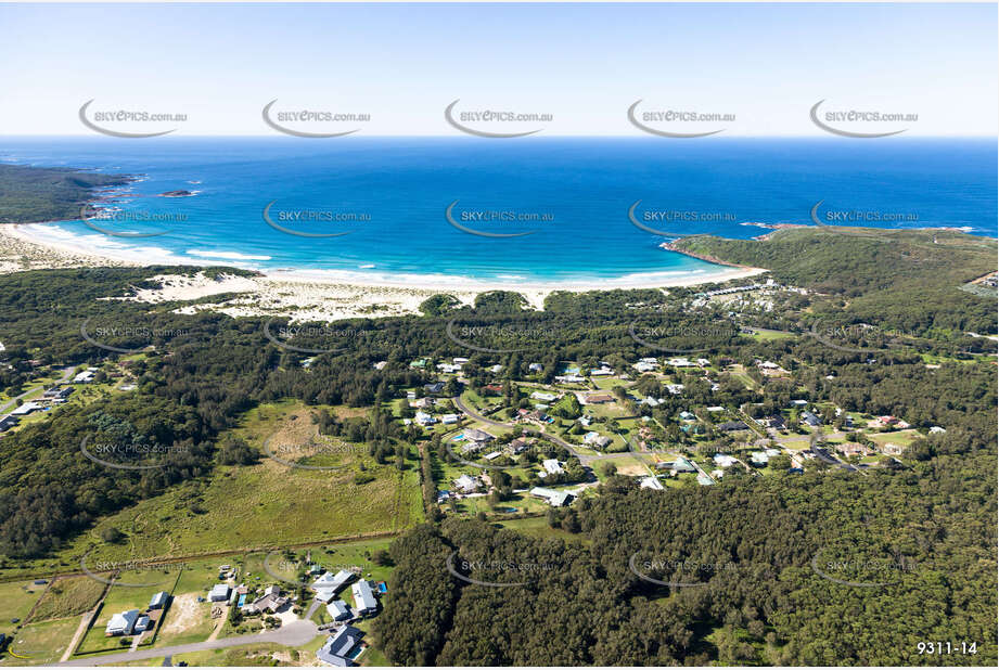 Aerial Photo One Mile Beach NSW Aerial Photography