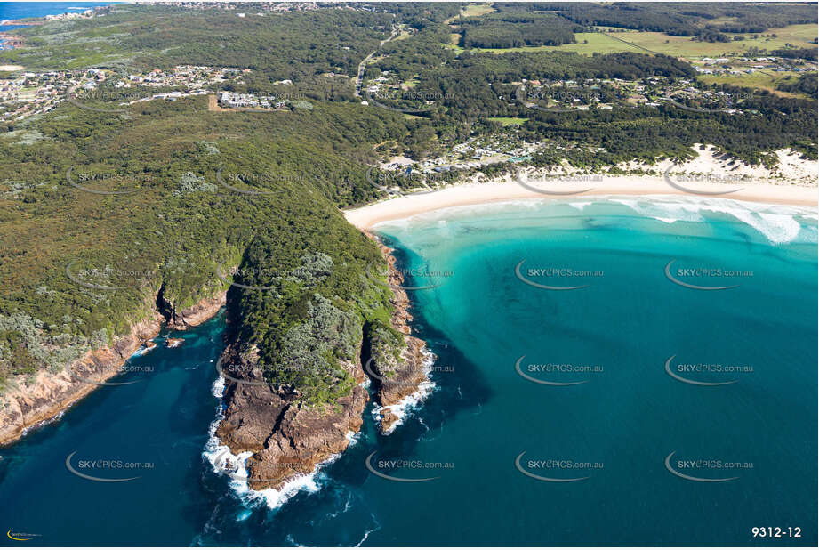 One Mile Beach Holiday Park NSW Aerial Photography